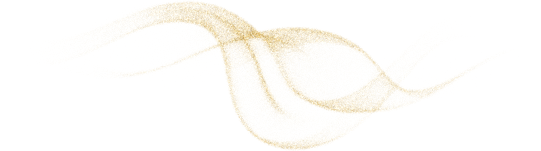 Gold Glitter Wave